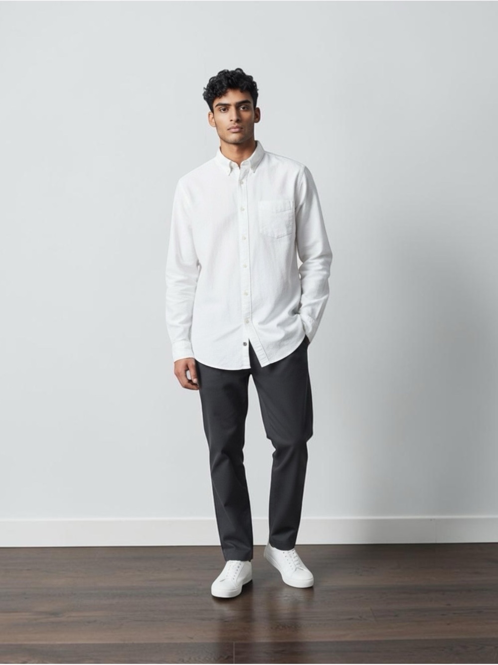 Bonobos White Stretch Button-Up Shirt